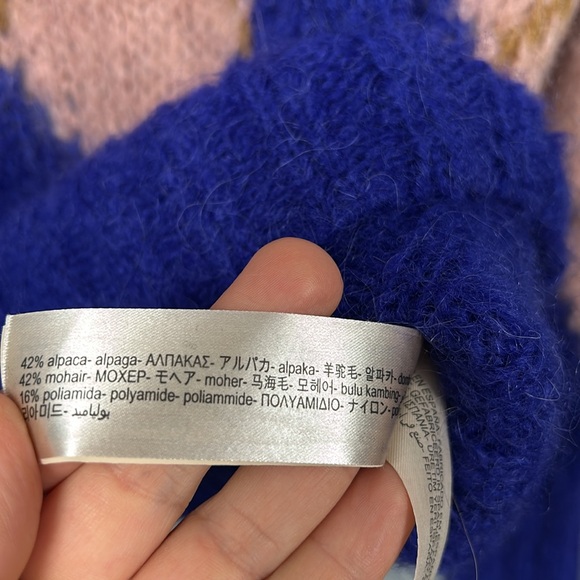 LIMITED EDITION INTARSIA MOHAIR SWEATER - Women - Massimo Dutti size small - Picture 6 of 14